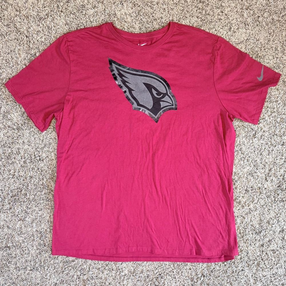 Nike Arizona Cardinals NFL Graphic T-Shirt Mens XXL Red Athletic Cut